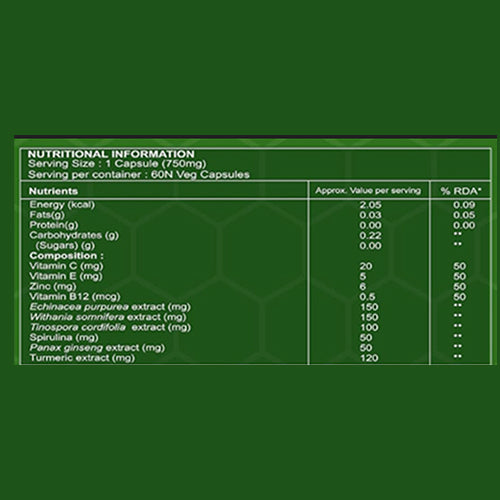 ZyncaBiotics Immunity Booster - 60 Capsules