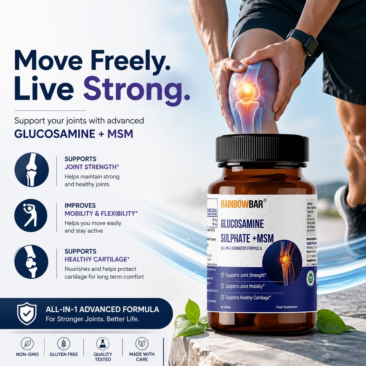 Glucosamine sulphate + msm tablet