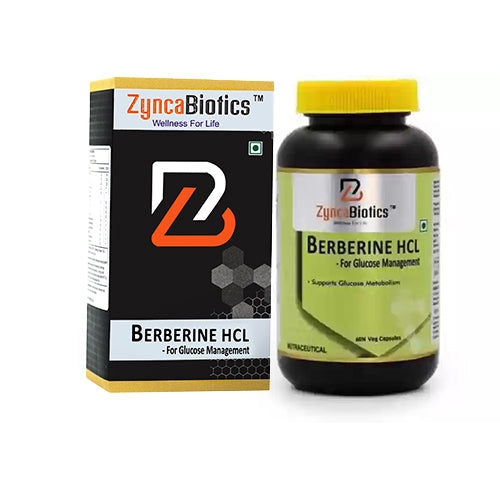 ZyncaBiotics Berberine HCL-For Glucose Management