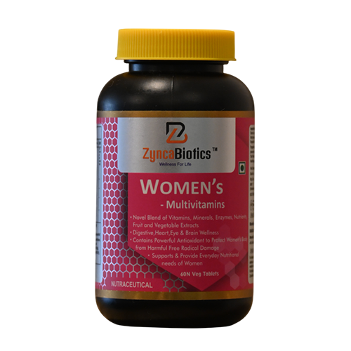 ZyncaBiotics Women's Multivitamin - 60 Tablets
